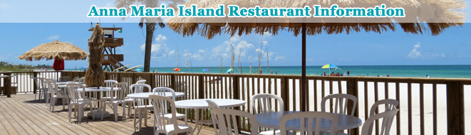 Anna Maria Island Area Restaurant Information