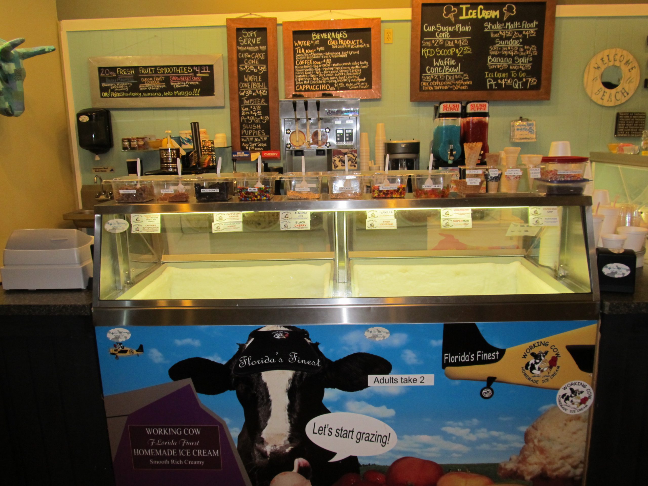 Holy Cow Ice Cream Shop on Anna Maria Island